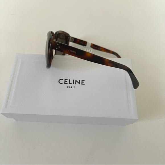 New Celine 60mm Square / Rectangle Sunglasses Comes With Case, Box & Cloth - Picture 5 of 15
